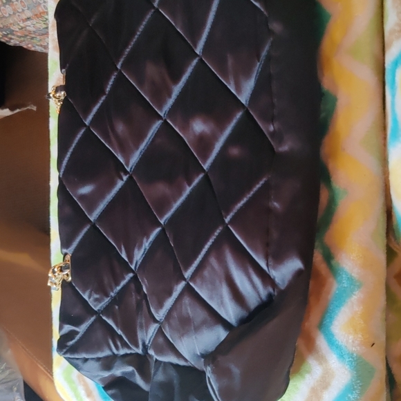 🔷ESTEE LAUDER BLACK CHEVRON BAG - Picture 3 of 6